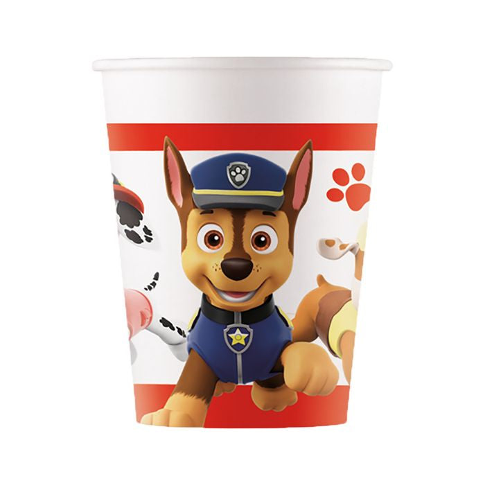 Bekers Papier Paw Patrol 8 Stuks