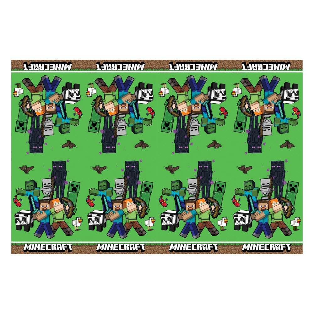 Minecraft Tafelkleed Plastic 1,8m