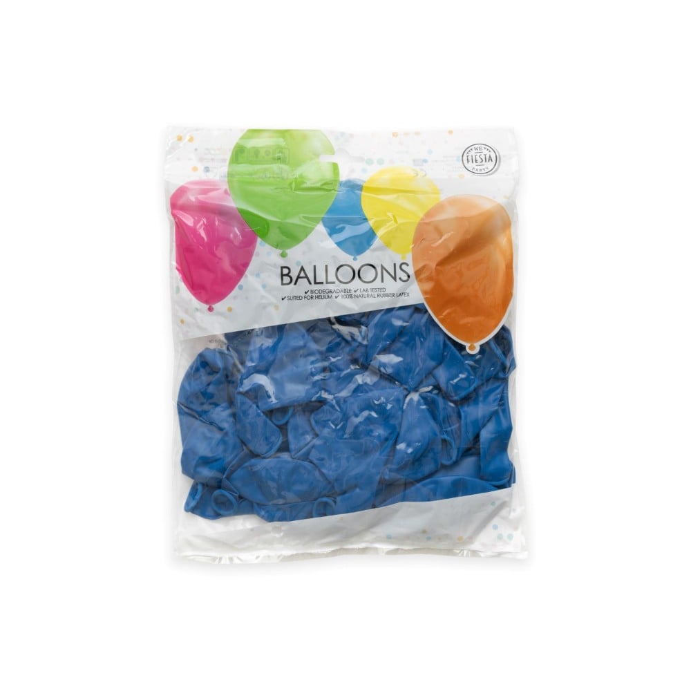 Ballon Donkerblauw 30cm 50st