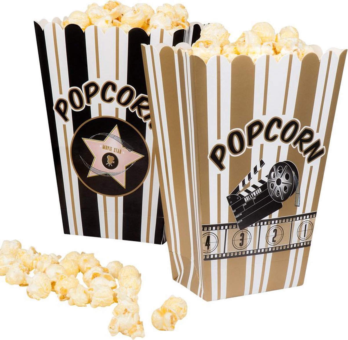 Hollywood Popcorn Bakjes 4 stuks
