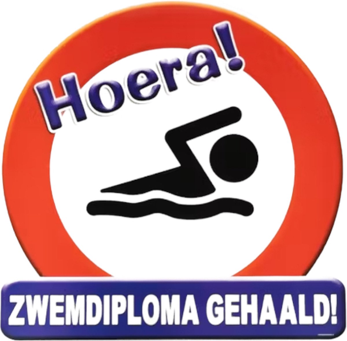 Hudeschild Zwemdiploma 50cm