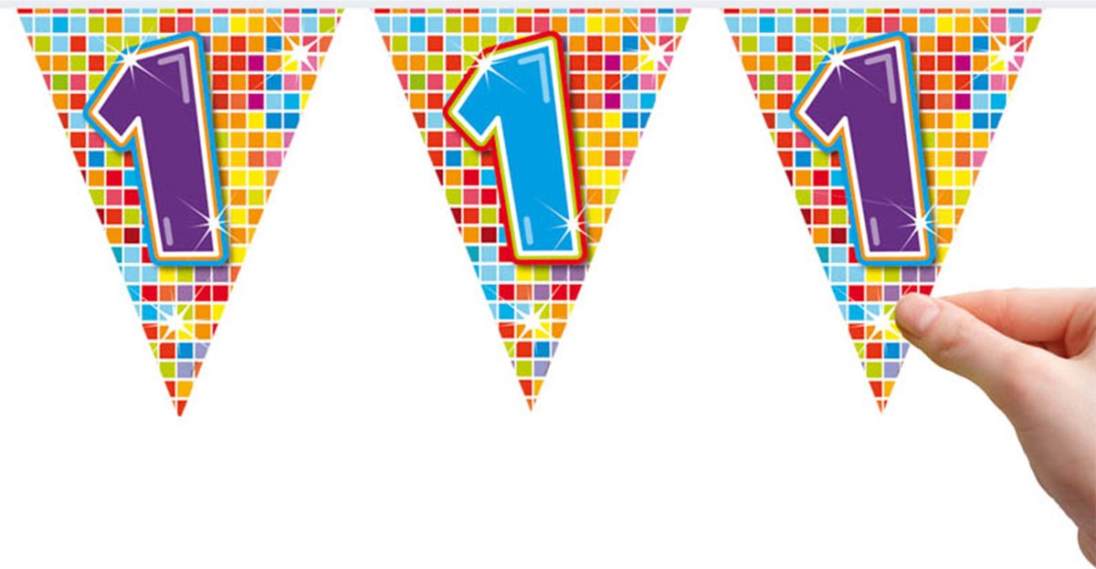 1 Jaar Vlaggenlijn 3mtr