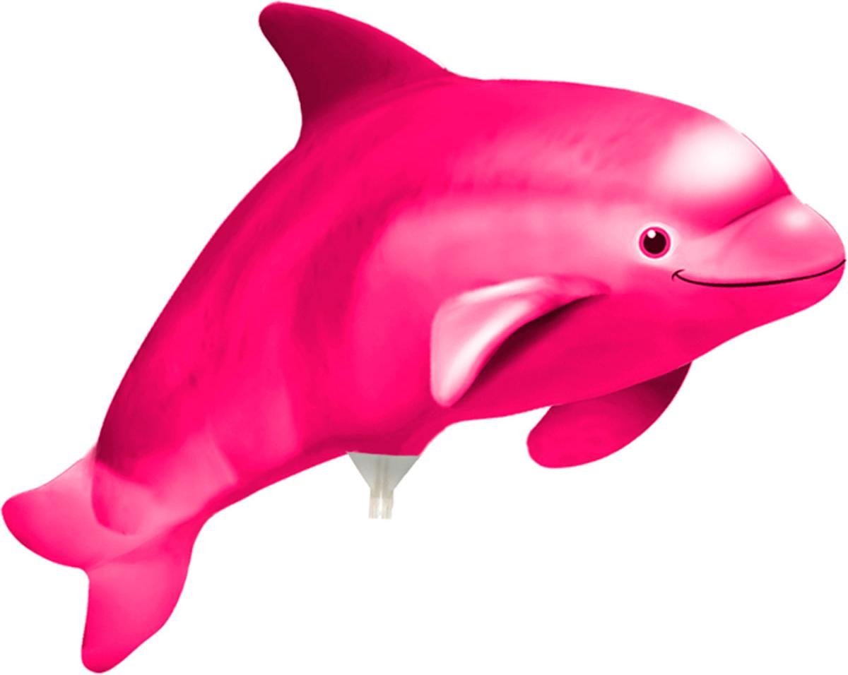 Folieballon Dolfijn Roze 15cm