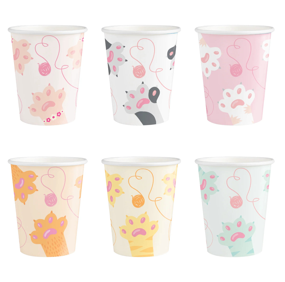Kittens Bekers 210ml 6 Stuks