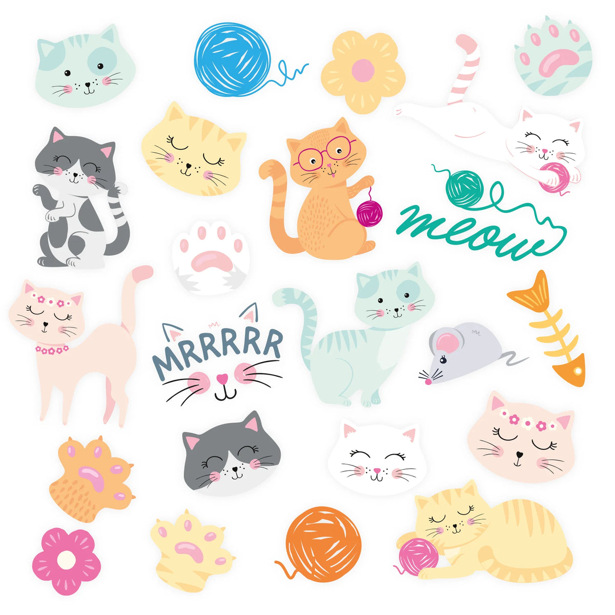 Kittens Tijdelijke Tattoos 23 Stuks