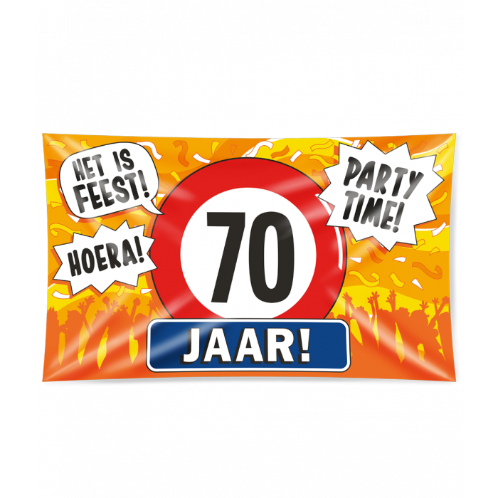Gevelvlag XL 70 Jaar 150cm