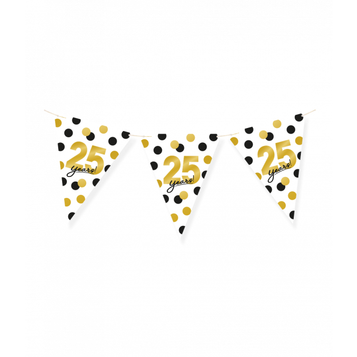 Vlaggenlijn 25 jaar Papier 6m