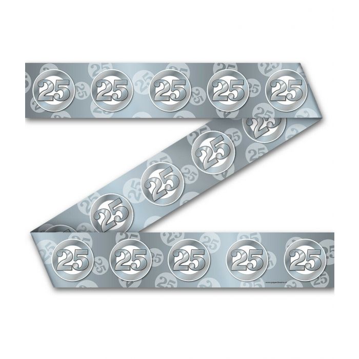 25 Jaar Getrouwd Afzetlint 12m