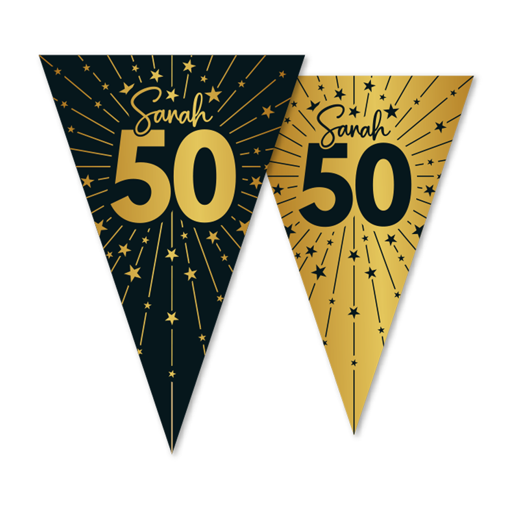50 Jaar Sarah Slinger Goud Zwart 10m