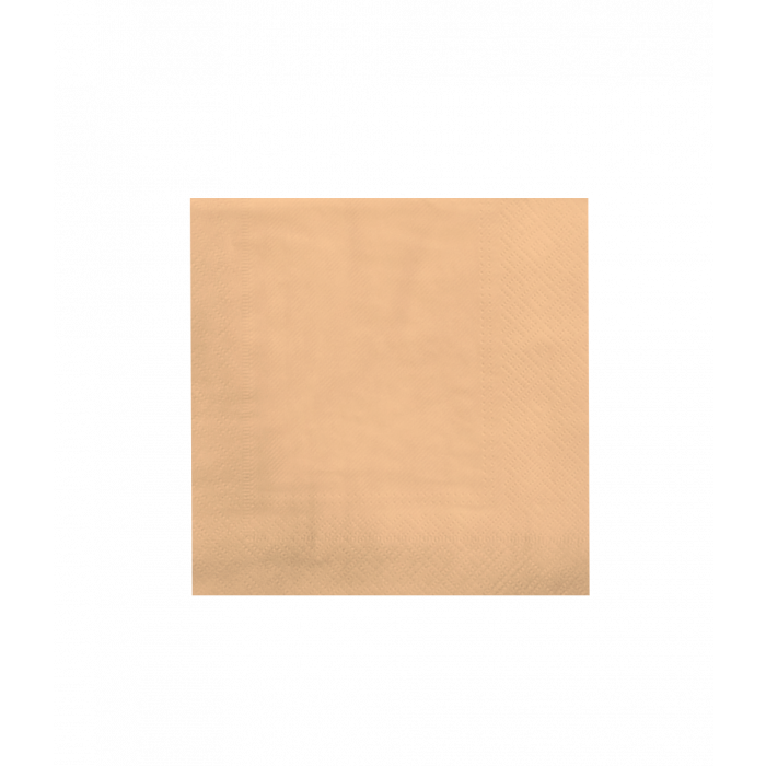 Servetten Pastel Oranje 17cm 8st