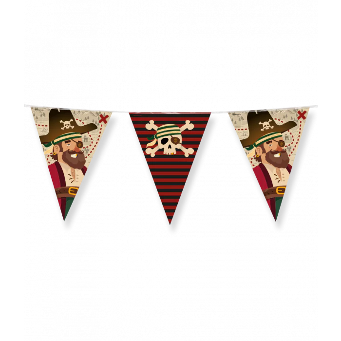 Vlaggenlijn Piraat 10m