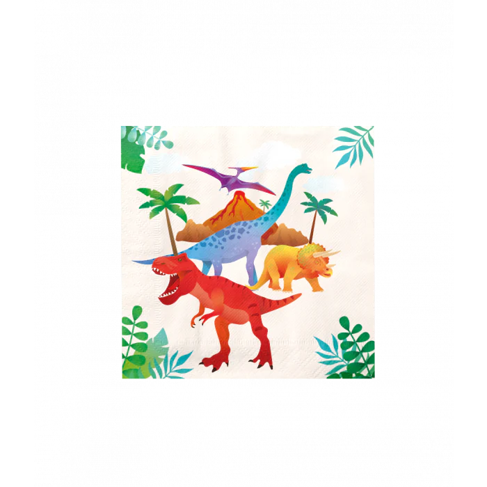 Servetten Dinosaurus 16 Stuks