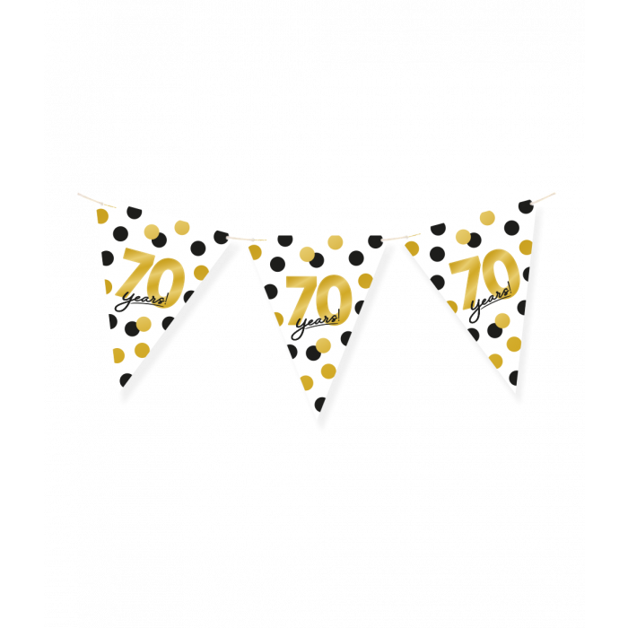 Vlaggenlijn 70 jaar Papier 6m