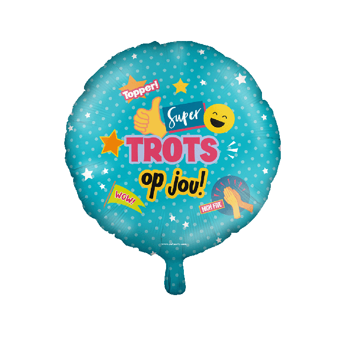 Super Trots op Jou Folieballon 46cm