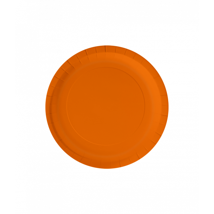 Bordjes Oranje 23cm 8st