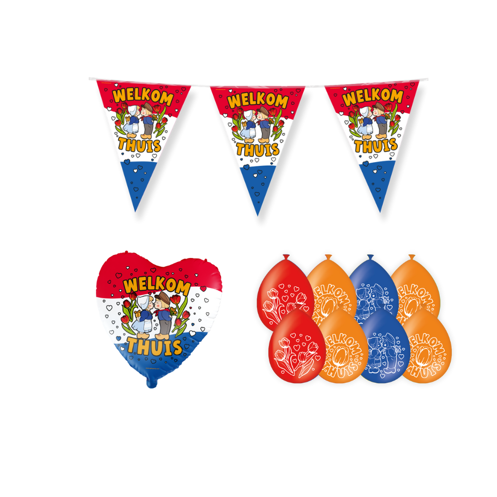 Welkom Thuis Versiering Pakket 10-delig
