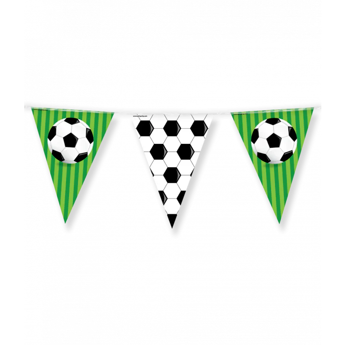Vlaggenlijn Voetbal 10m