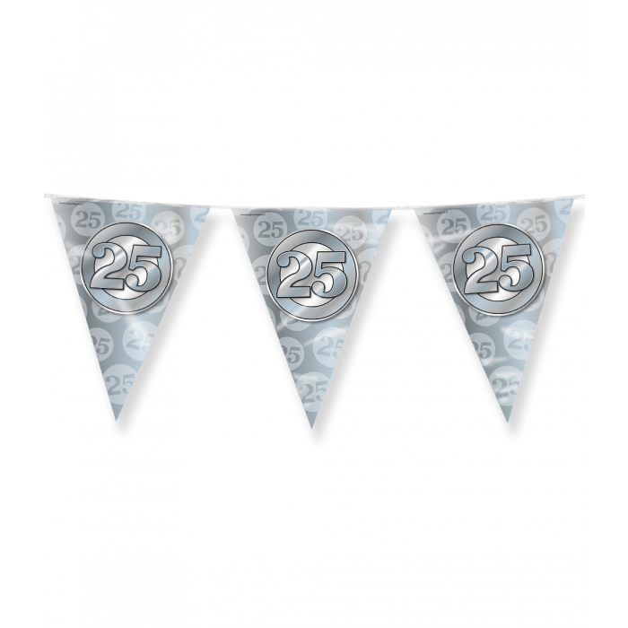 Vlaggenlijn 25 Jaar Getrouwd 10m