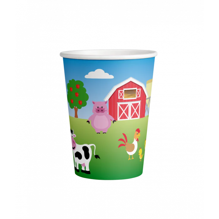Bekers Boerderijdier 250ml 8st