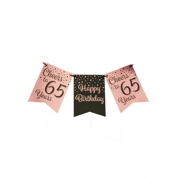 Slinger 65 Jaar Roze/Zwart 6m