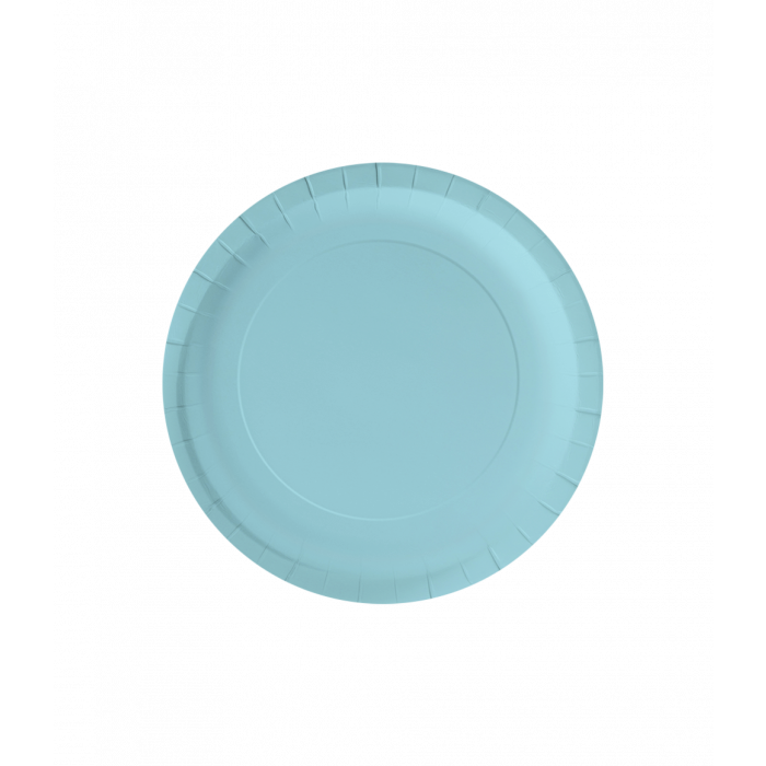 Bordjes Pastel Blauw 23cm 8st