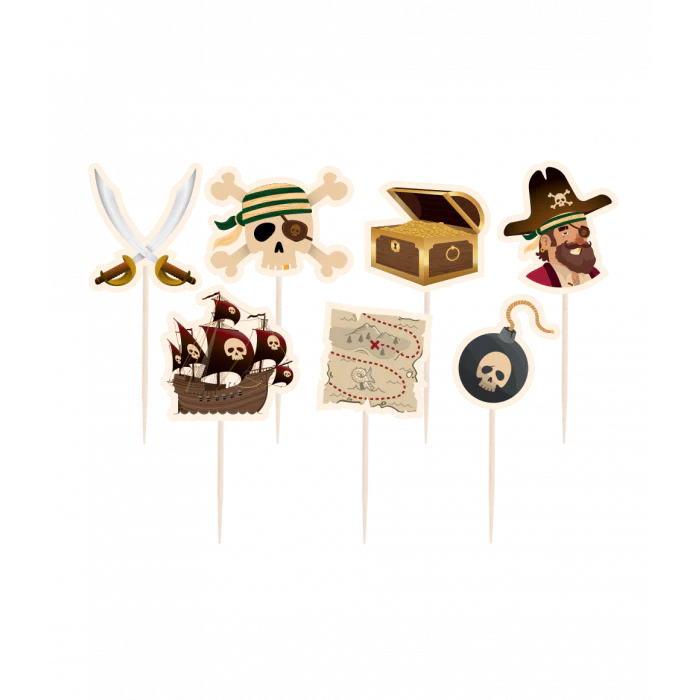 Cocktailprikkers Piraat 16st