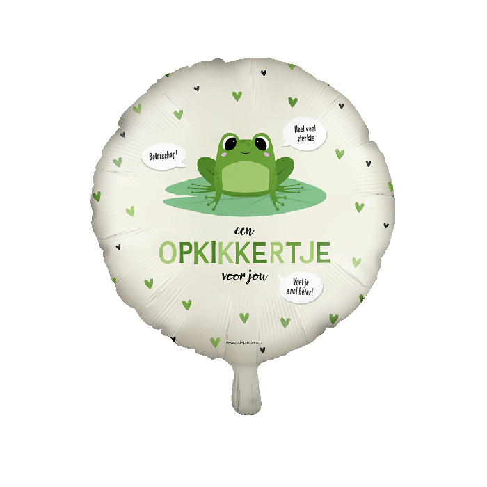 Opkikkertje Folieballon 46cm