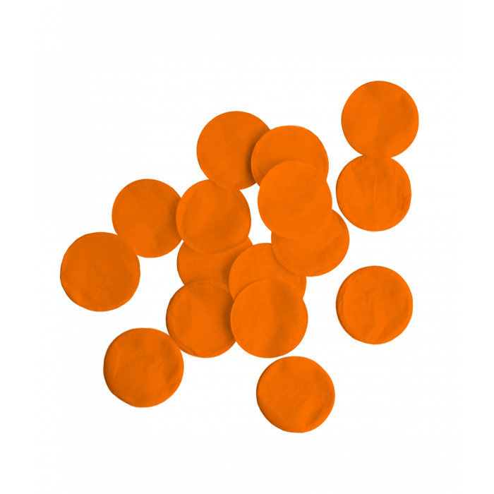 Papieren Confetti Oranje 14 gram