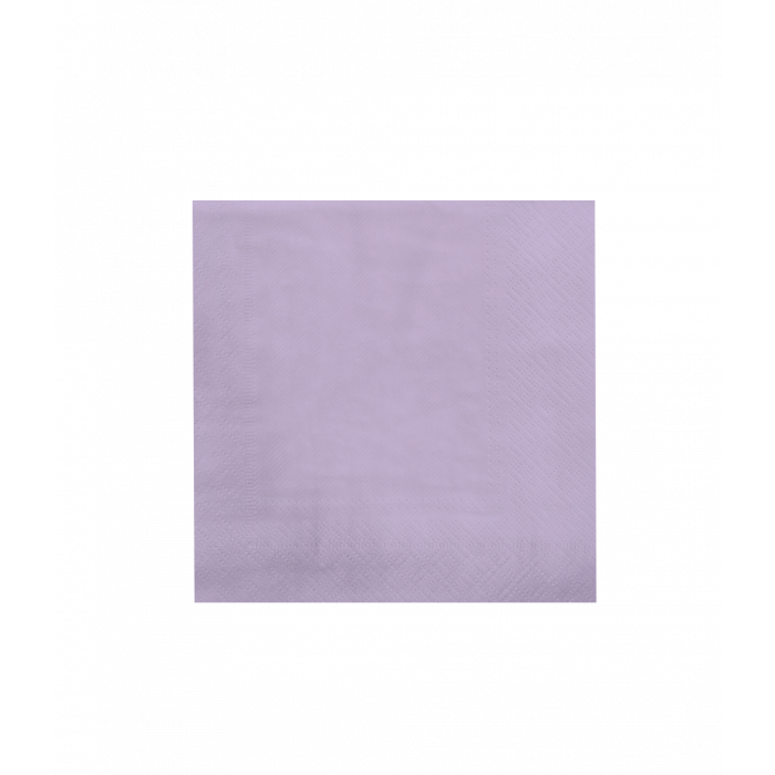 Servetten Pastel Paars 17cm 8st
