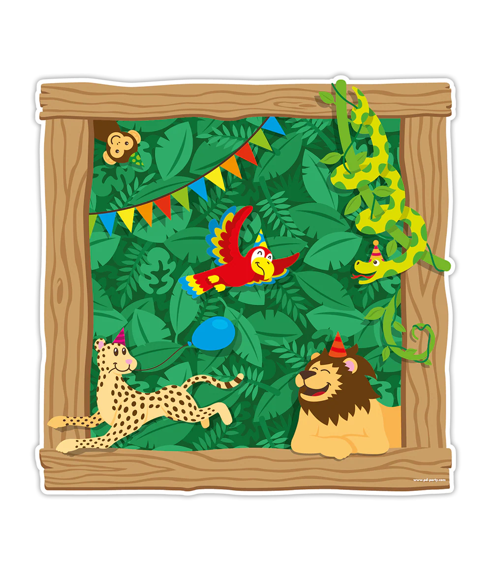 Deurbord Wilde Dieren 50 Centimeter