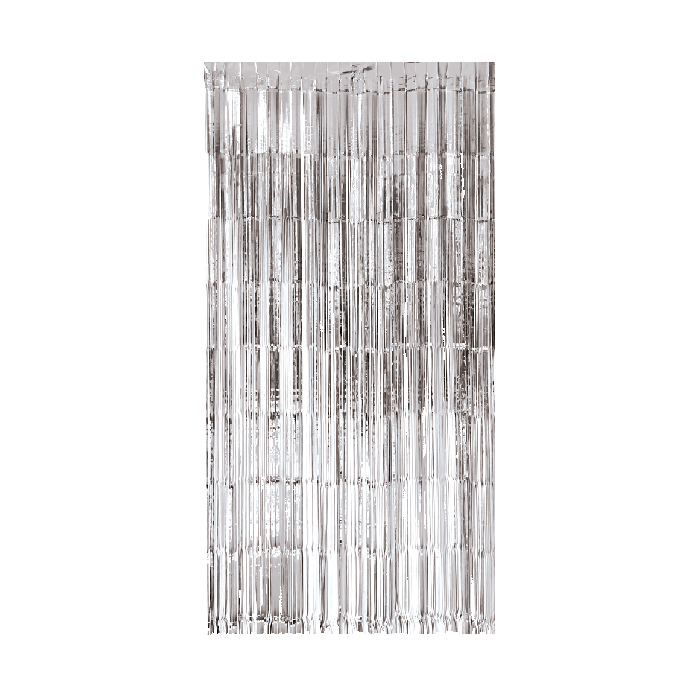 Deurgordijn Zilver 2m