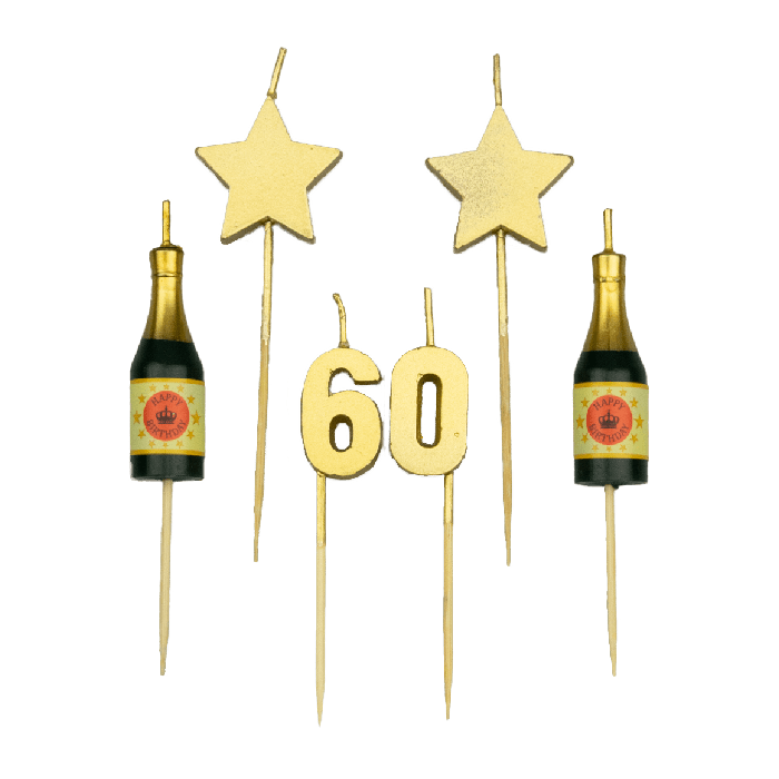 Party kaarsjes 25 jaar 10 cm