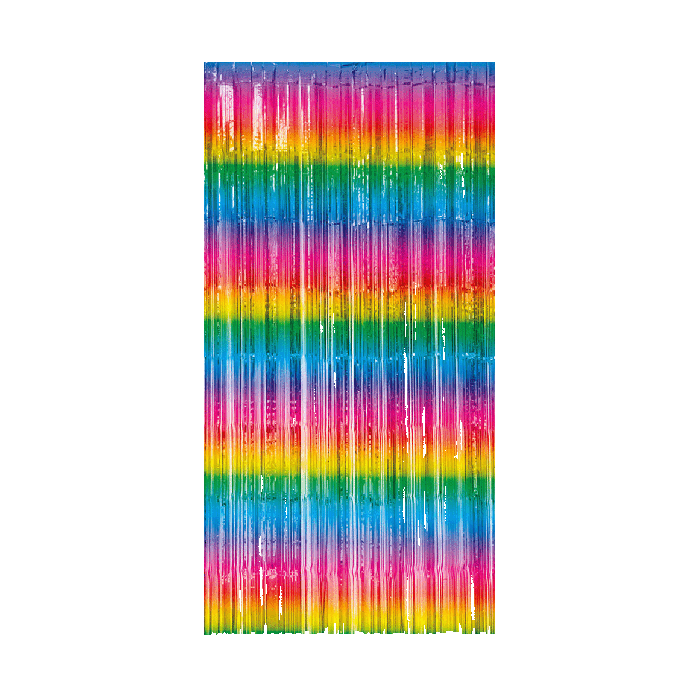 Deurgordijn Regenboog 2m
