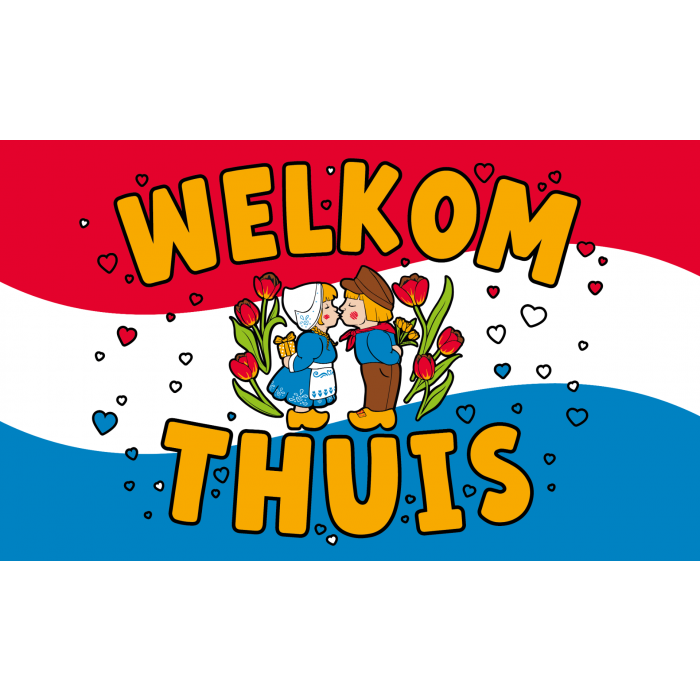 Gevelvlag XL Welkom Thuis 150cm