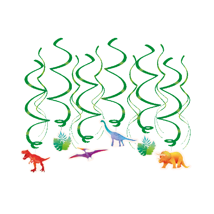 Swirls Dinosaurus 70cm 12st