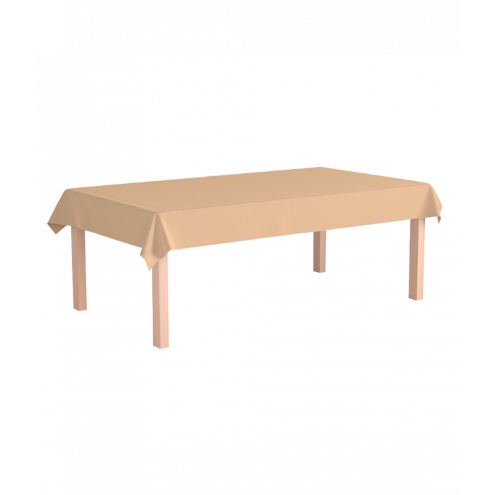 Papieren Tafellaken Pastel Oranje 137x274cm