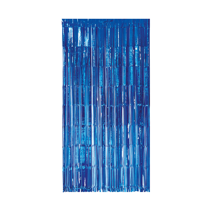 Deurgordijn Donker Blauw 2m