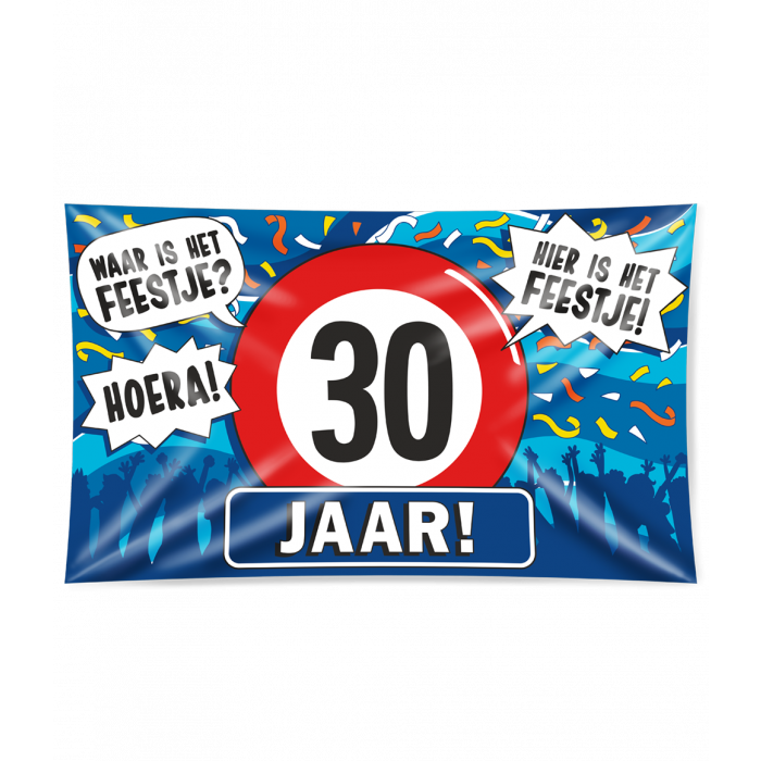Gevelvlag XL 30 Jaar 150cm