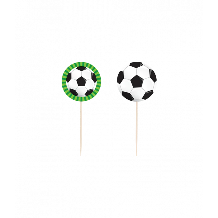 Cocktailprikkers Voetbal 16st