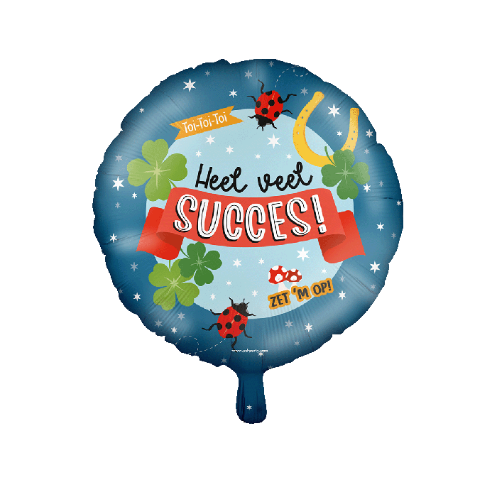 Heel Veel Succes Folieballon 46cm