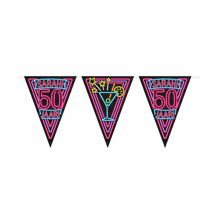 Slinger Sarah 50 Jaar Neon 10m