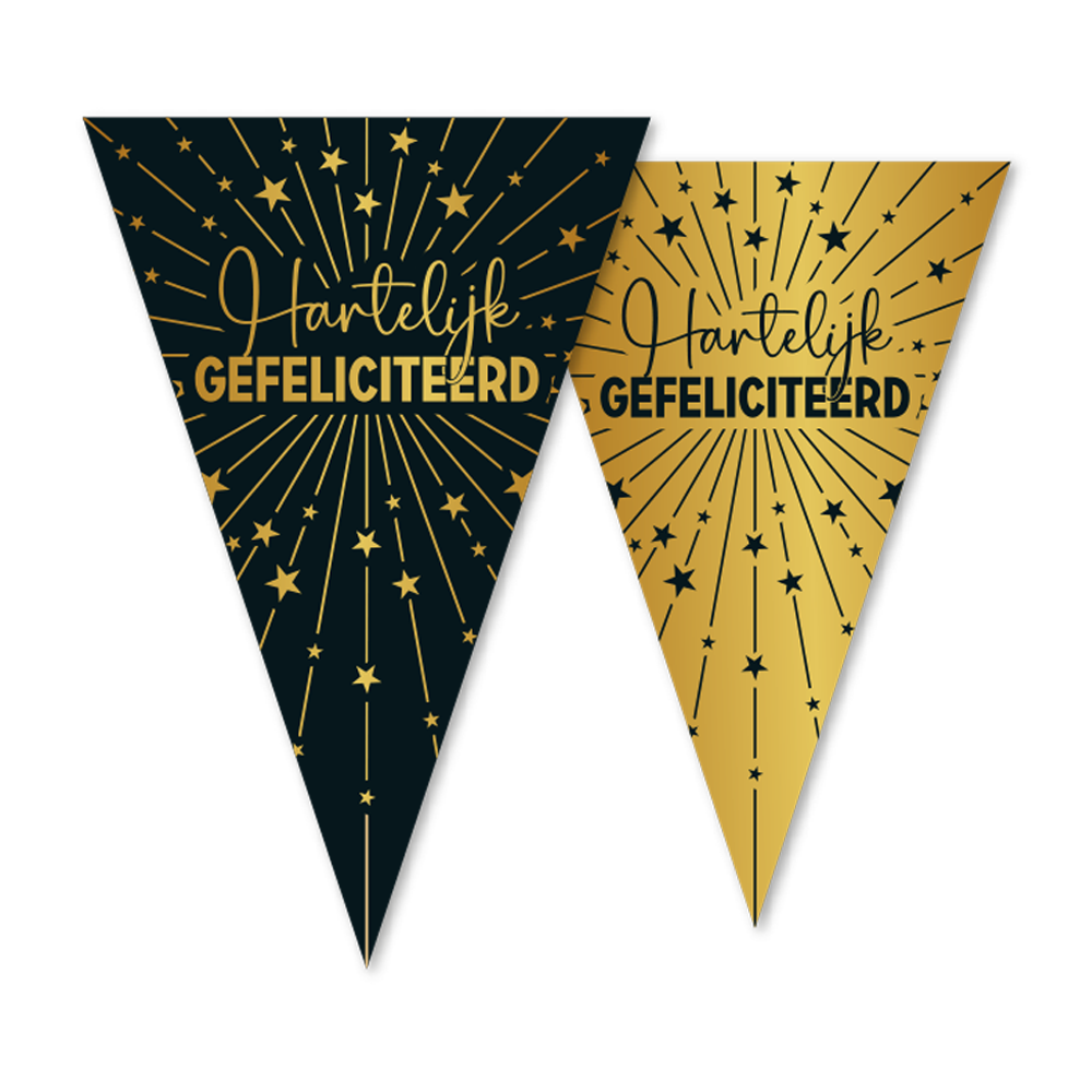 Hartelijk Gefeliciteerd Vlaggenlijn 10m