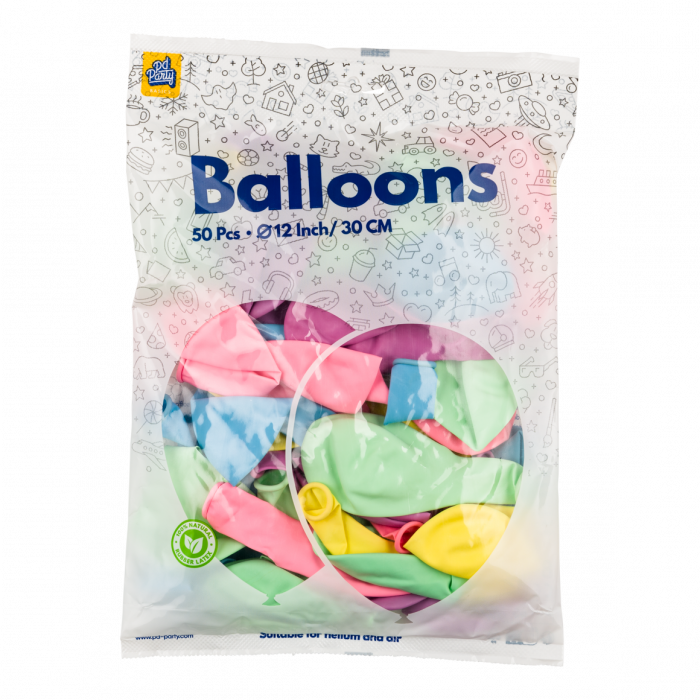 Ballonnen Pastel Mix 50st