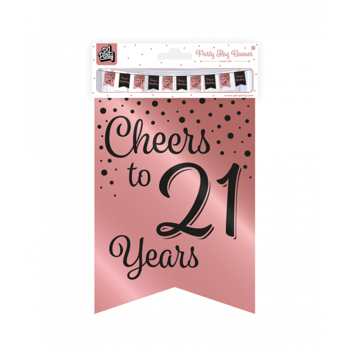 Slinger 21 Jaar Roze/Zwart 6m