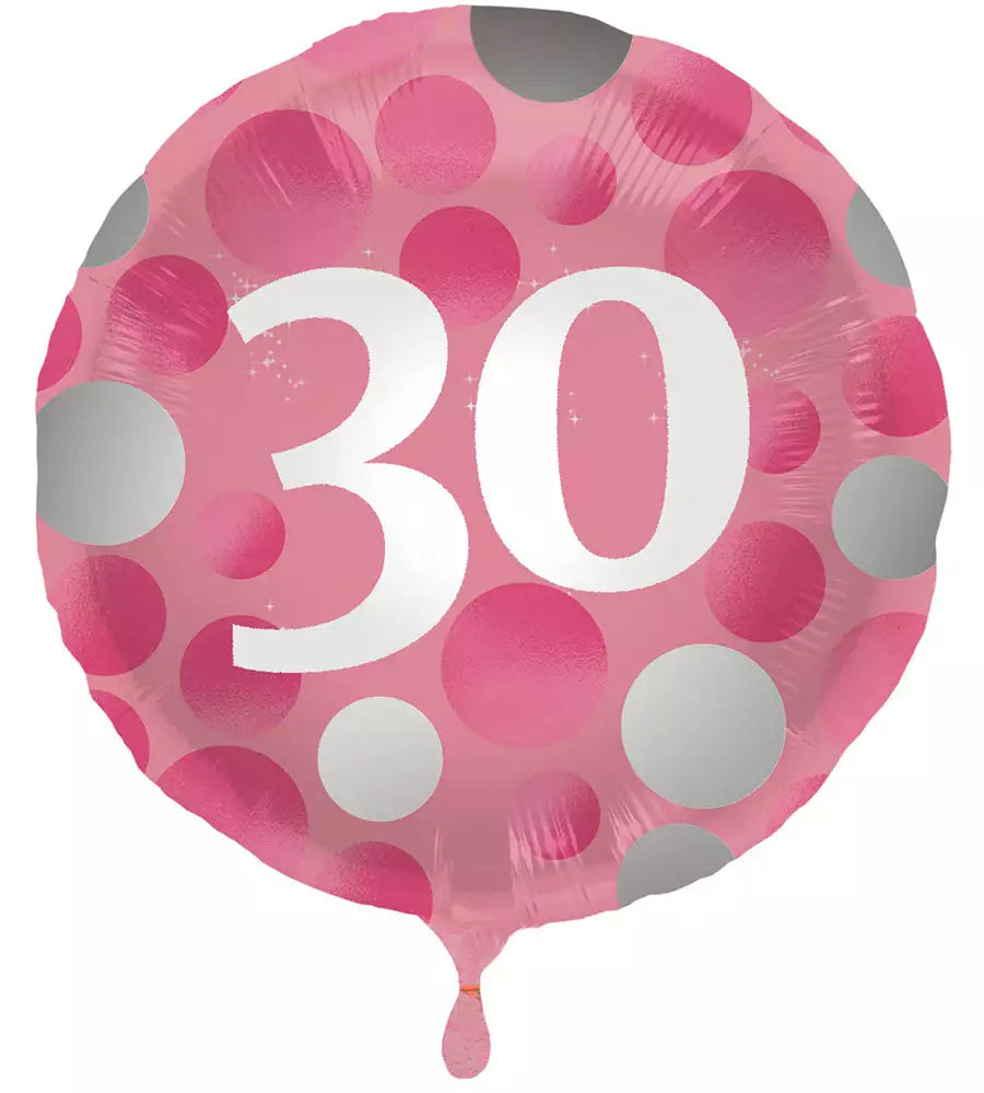 30 Jaar Folieballon 45cm