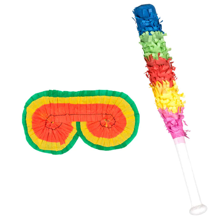 Piñata Set met Blinddoek en Stok