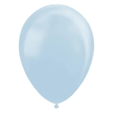 Ballonnen Pearl Lichtblauw 30cm 10st