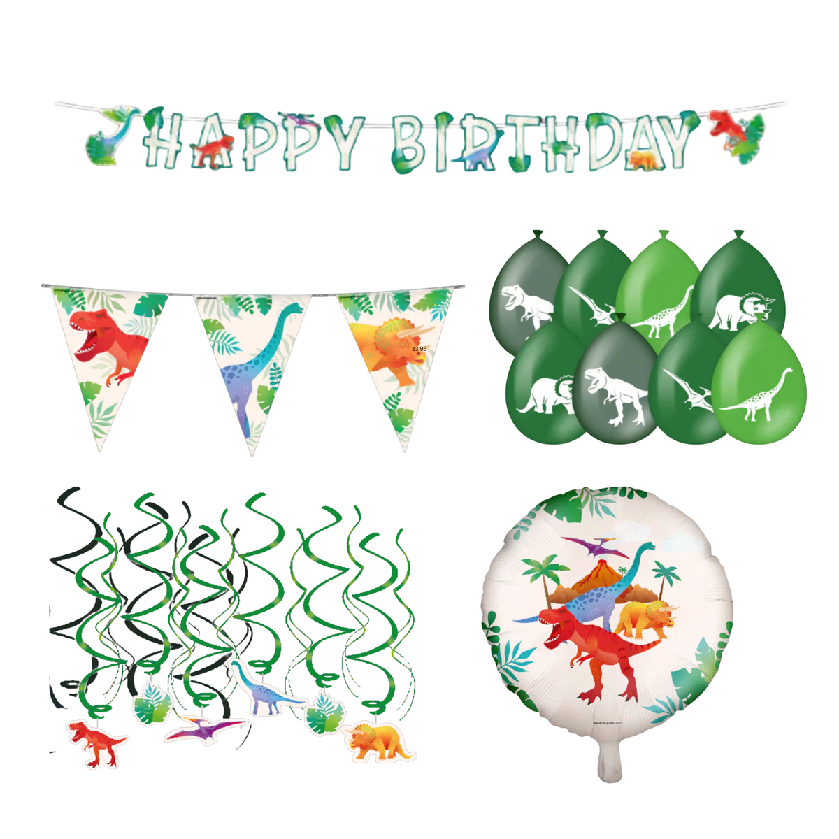 Dino Versiering Pakket 23-Delig