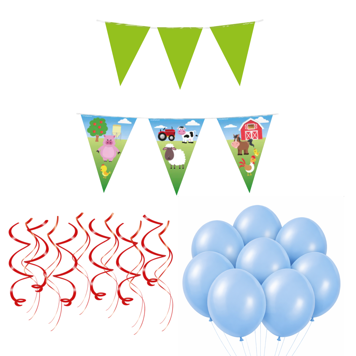 Boerderij Versiering Pakket 24-Delig