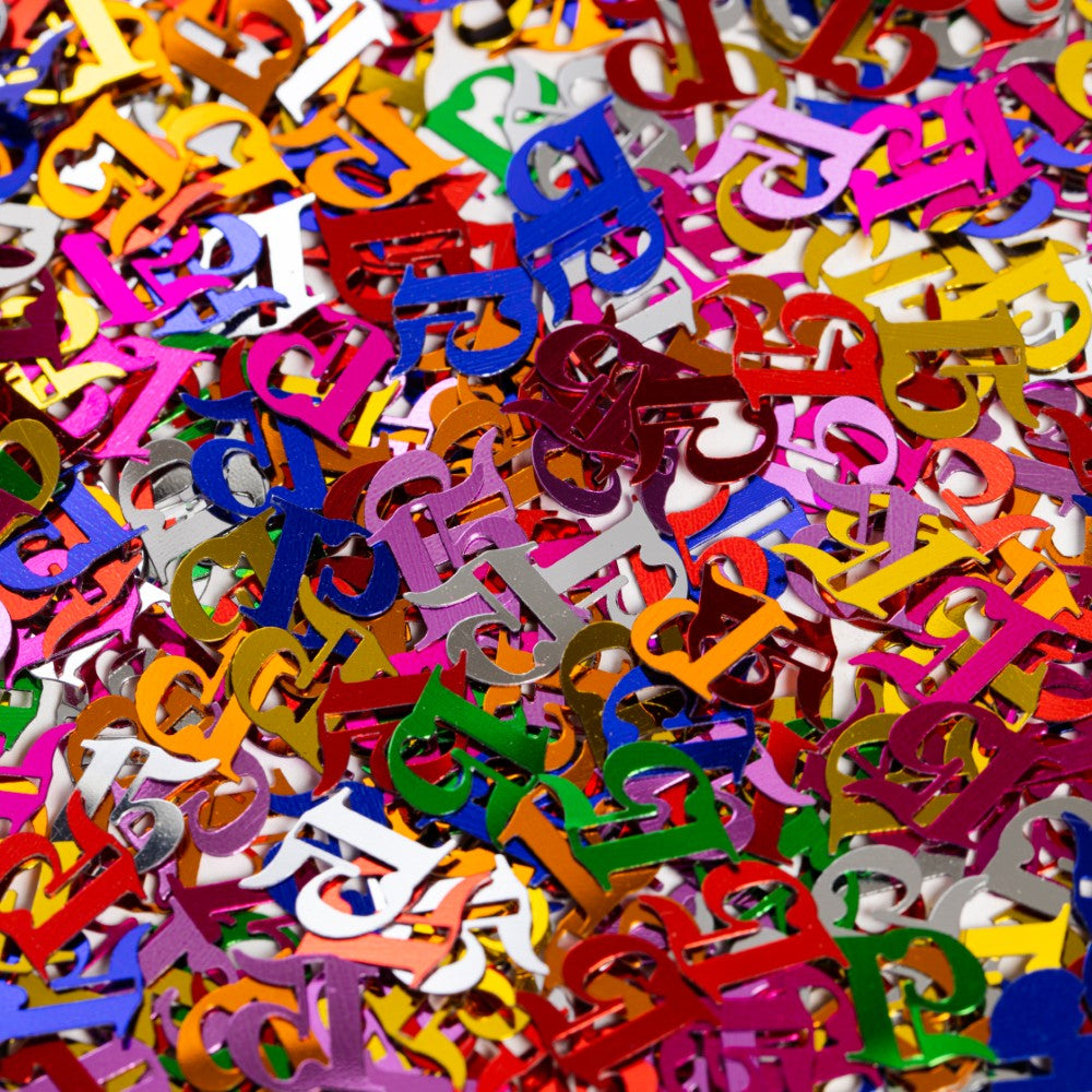 Confetti 15 Jaar Gekleurd 14gr